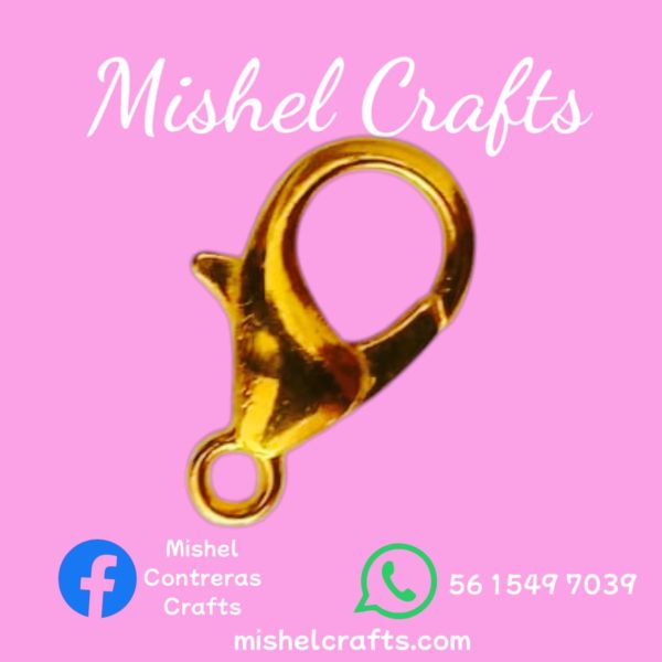 Broche perico dorado MD