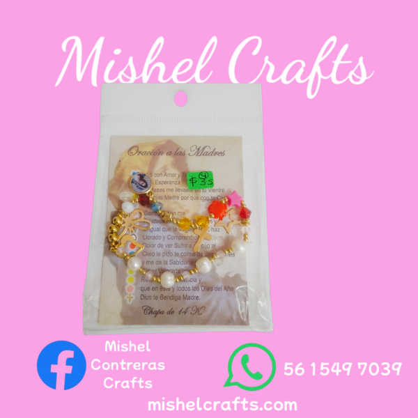 Pulsera oración a las madres