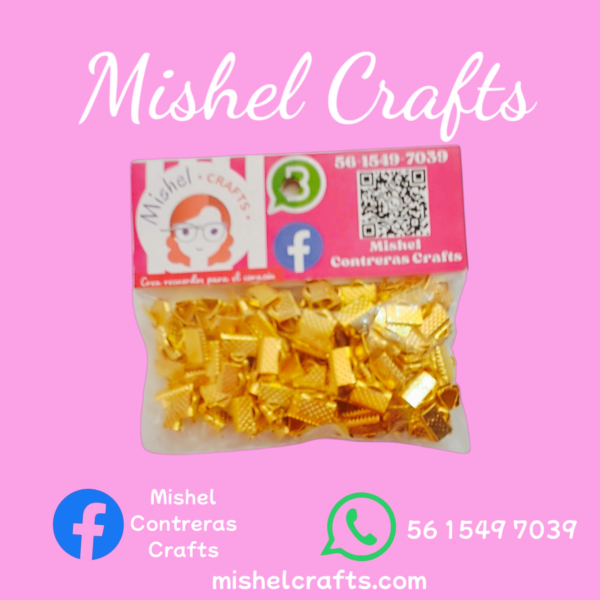 Broche quesadilla 0.8 dorado