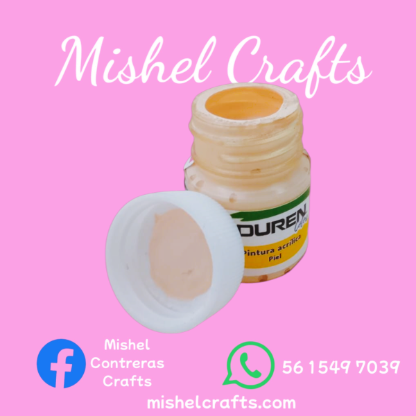 Pintura Duren 20ml color Piel Porcelana