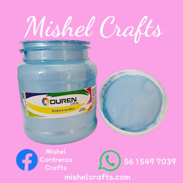 Pintura Duren 20ml color Azul Olimpia